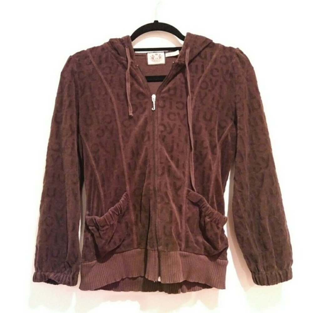 Juicy Couture Hoodie Women Sz Medium #194